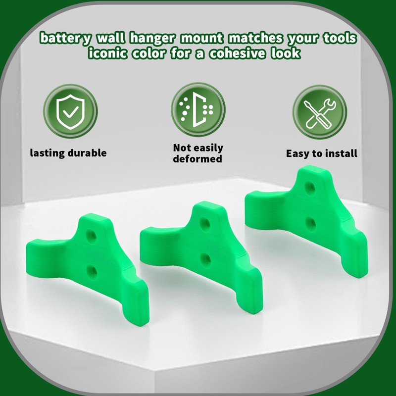 56V Battery Wall Mount for EGO, Battery Holder 3 Pack