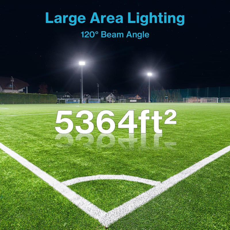 Olafus 2 Pack 200W LED Flood Light Outdoor, 18000LM Super