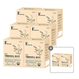 formulaOnyu Bio Grain Fermentation Enzyme Relief 6+2 (Total August supply) All-in-one combination 100% domestic grain enzyme, 17 types of dietary fiber, lactic acid bacteria, savory scorched rice flavor / 곡물발효효소 릴리프 6+2(총8월분) 올인원배합 100%국내산 곡물효소 식이섬유 17종 