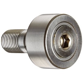 INA NUKR35 Cam Follower, Stud Type, Unsealed, Standard, Metric, Steel, 35mm Roller Diameter, 18mm Roller Width, 32.5mm Stud Length, 52mm Overall Length, 16mm Stud Diameter
