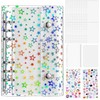 Sticker Notebook, Star Pattern, Binder, Clear, Sticker Book, Mini Sticker,