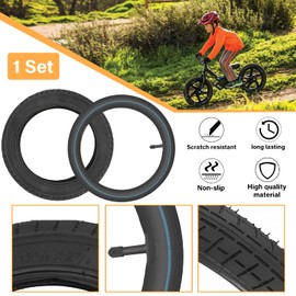 12.5 x 2.25 (12-1/2 x2-1/4) Scooter Inner Tubes & Tires for Razor Pocket Mod (Bella, Betty, Bistro, Daisy, Hannah, Sweet Pea), Schwinn, GT-Gas & Electric Scooters, Kids Bike & Balance Bike Tube