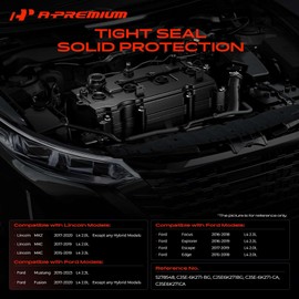 A-Premium Engine Valve Cover with Gasket, Spark Plug Seals & Bolts