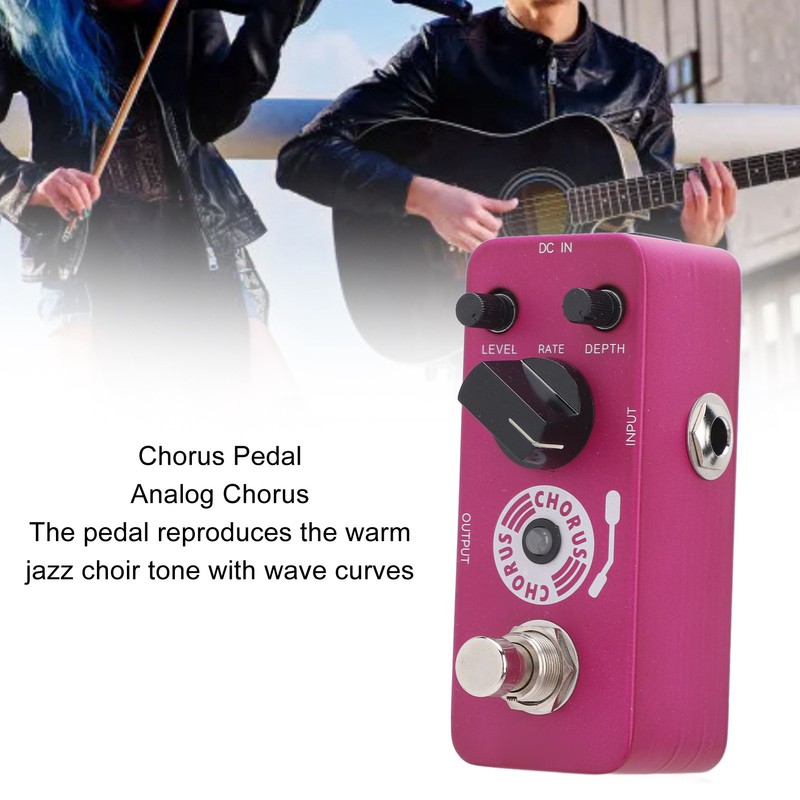 Chorus Pedal True Bypass Warm Clear Analog Chorus Effect Pedal