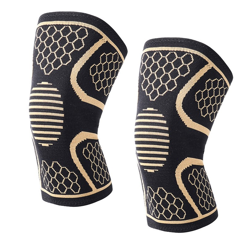 2 Pcs Knee Pads Anti Alip Breathable Shock Absorption Protective