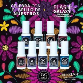 Gel Fotosensible Galaxy 3 Pasos Uñas , A Elegir ,gc Nails                                                                                             