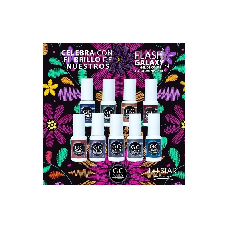 Gel Fotosensible Galaxy 3 Pasos Uñas , A Elegir ,gc