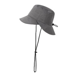 Clakllie Men's Sun Hat Breathable Boonie Outdoor Cap Water Resistant Fishing Hats for Women Solid Color Bucket Hat