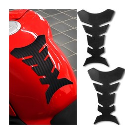 JNNJ 2 Piece Gas Tank Protector Pad, 3D Motorcycle Gas Oil Fuel Tank Sticker Pad, Motorcycle Tank Traction Protector Stickers, Motorbike Gas Fuel Oil Tanks Pad Stickers Protection Decoration