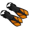 2pcs Adjustable Snorkel Fins Soft TPR Open Heel Long Diving
