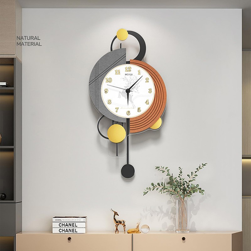 JUNRU 15 Pieces Clock Numerals Kit in Black Silver Gold