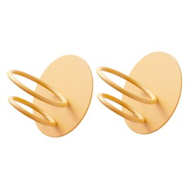 PACKOVE 2pcs Wall-mounted Makeup Sponge Holders Draining Design for Easy Drying Organizer for Sponge and Powder Puff Display