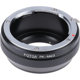 Hersmay PK-M4/3 Lens Adapter Ring for Pentax K Lens to Micro Four Third MFT M4/3 Mount Camera for Panasonic G3 G10 GF1 GF2 GF3 GH2 GH4 GH5S for Olympus E-P3 E-PL1 E-PL2 Pen E-M5 Mark II E-M10