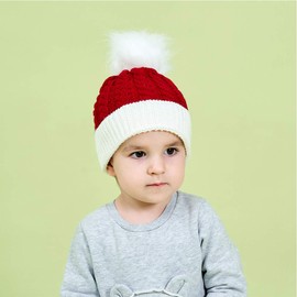 Christmas Knitted Hat for Baby, Xmas Baby Knit Hat for Children: 0 to 3 Years Old