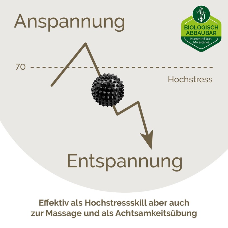 2 x DBT Skills Hedgehog Ball, Magnetic High Stress Acupressure