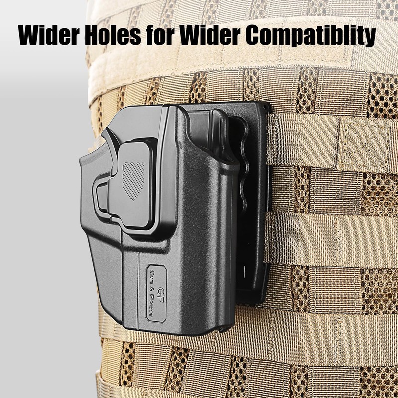 KDTAC MOLLE Adapter, Polymer Modular Attachment for Gun Holster &