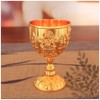 2Pcs Golden Goblet, Chalice Goblet Cups.Unbreakable Goblets European High Grade