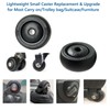 Luggage Suitcase Wheels Replacement Kit, 4 Pieces 1.5 inch/38mm TPE
