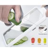 Handheld Mandoline Slicer, Kitchen Slicer with Adjustable Stainless Steel Blade