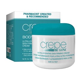 Crepe Be Gone Body Cream – Skin Firming Moisturizer,Targets Crepey Skin on Neck, Chest, Arms and Legs – 3 Ounce Tub