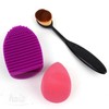 Hoyi Makeup Tool 3P Makeup Puff Cosmetic Sponge Powder Brush 3ea