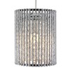 Crystal Light Shade for Ceiling Pendants Chrome Frame Chandelier Droplets