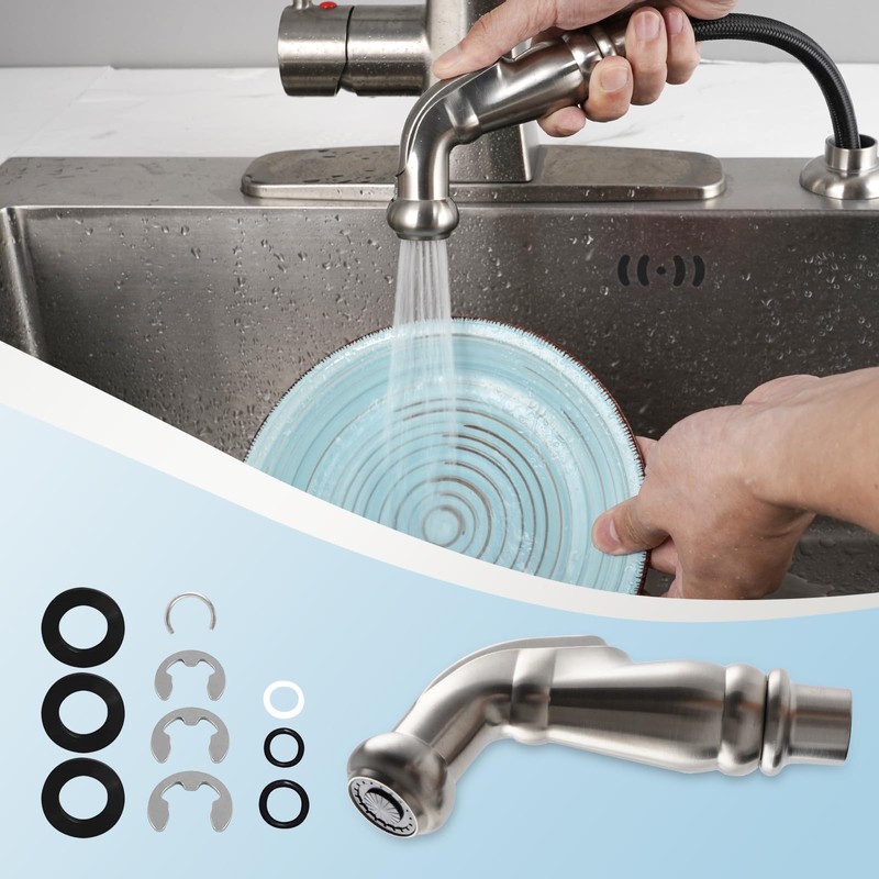 Hygie Rinse Universal Kitchen Side Sprayer Head Sink Sprayer Attachment