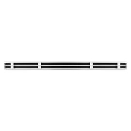 BUILDMART - 48" Linear Slot Diffuser - (2 Slot) Double Slot - White Decorative Air Vent - Modern AC Vent Cover for Ceiling, Walls & Floors - Texas Buildmart