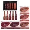 D Lápiz Labial Mate Pudaier Velvet, Tonos Calabaza O