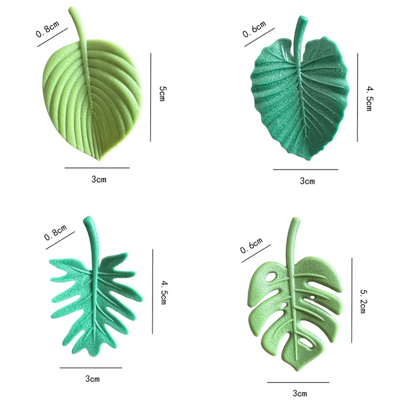 AGDGV 8 Pcs Monstera Plant Fridge Magnets | Cute Mini