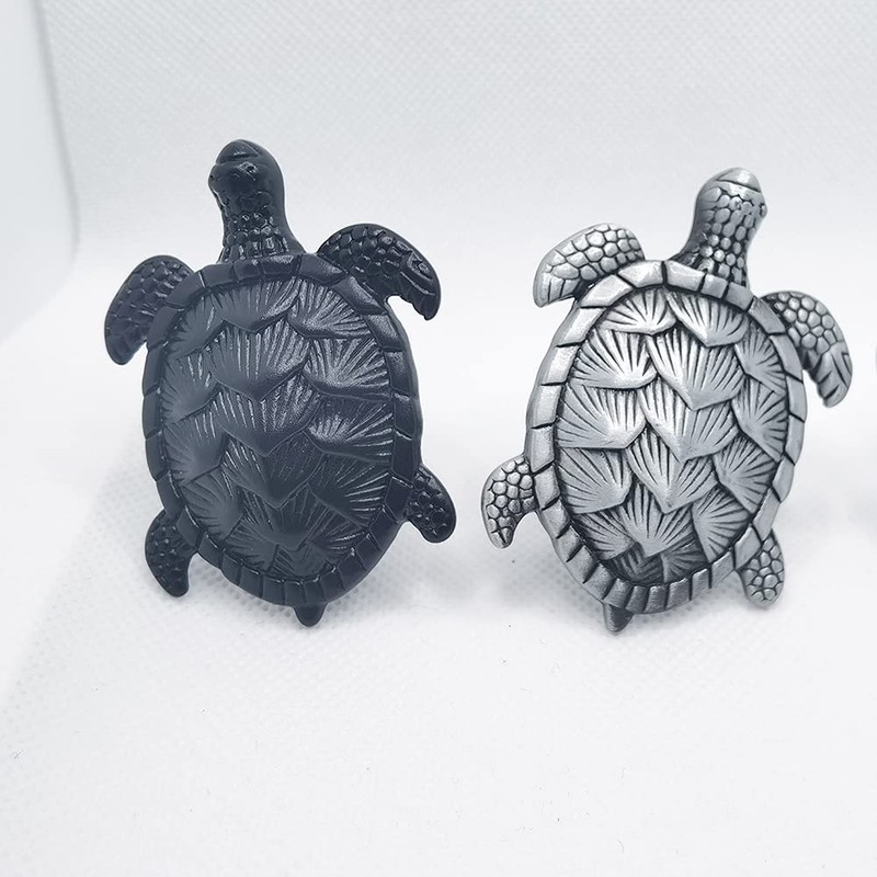 HWAQHDYL 6 Pcs Sea Turtle Shape Knobs Door Handle Cabinet