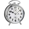 LOWELL Justaminute JC8001S Mechanical Alarm Clock Metal Watch Case Clear