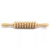 Wooden acupressure roller massage stick