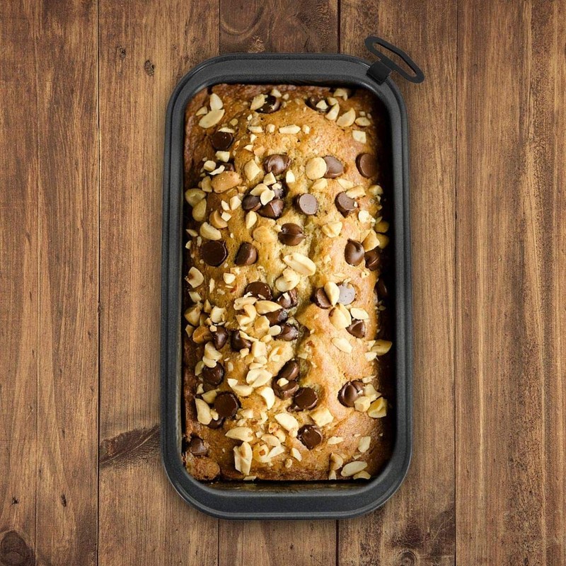 Sabichi Loaf Pan, Steel, Black, 21 x 10.8 x 5.8