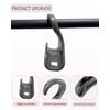 SEEBRIDER Purse Hanger Closet, Purse Holder for Closet Grey Backpack