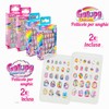 CRAZE Sticker per Unghie Galupy, Confezione da 4-96 Unghie Finte
