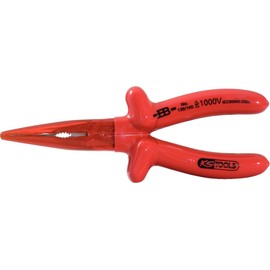 KS Tools 117.1718 CLASSIC 1000V Flachrundzange beschichteter Arbeitskopf 200mm