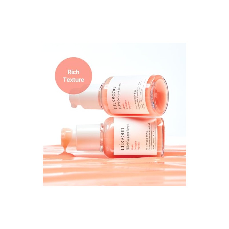mixsoon PDRN Collagen Serum -Firming, Hydrating and Revitalizing for Face,