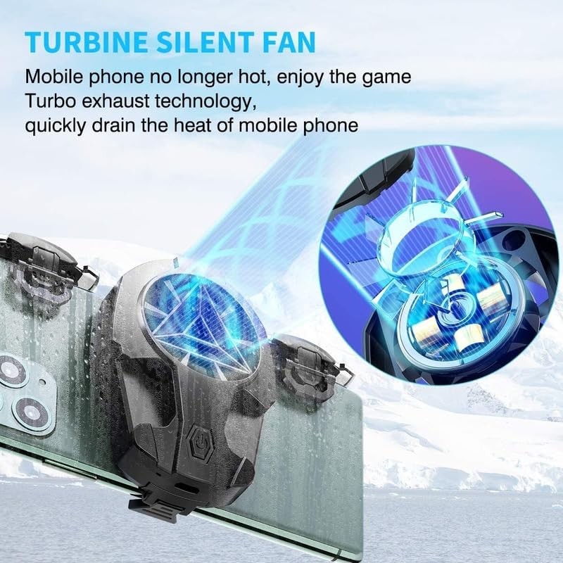 14 in 1 PUBG Mobile Phone Triggers with Cooling Fan,