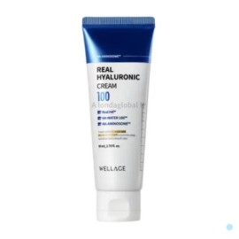 Wellage Real Hyaluronic 100 Cream Moisturizing Quick Drying / 웰라쥬 리얼 히알루로닉 100 크림 수분 보습 속건조