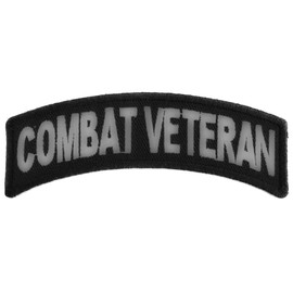 Combat Veteran Patch, Military Vet Patches (P3365)