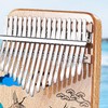 Portable Thumb Piano Multiple Tones Mini Resin Kalimba Finger Plucked