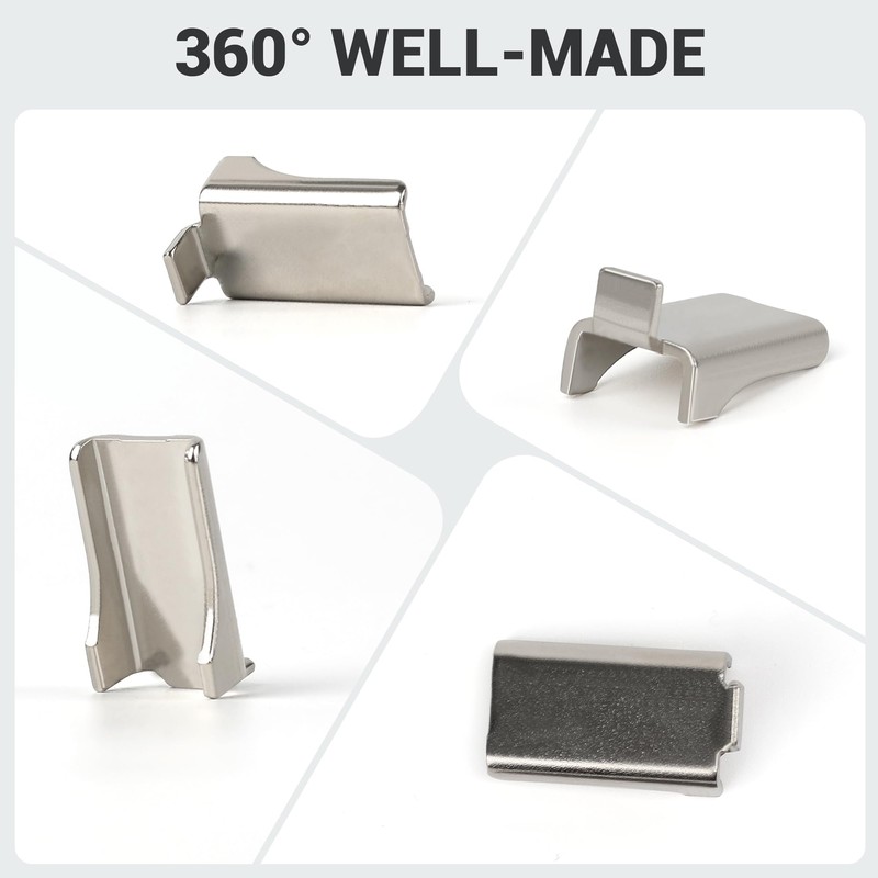 AOTHOTOP Shelf Support Clips Metal Shelf Clips for Adjustable Shelf