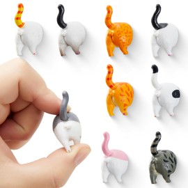 9Pcs Add Some Humor and Funny to Your Fridge with Our Cat Butt Fridge Magnet - Perfect for Home Refrigerator Magnets for Adults or Kids (Cat Butts)