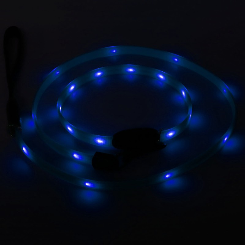Outdoor Dog LED Collars with Leashes Set USB Rechargeable Pet