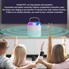 Wireless Karaoke Speakers RGB Light Bluetooth5.3 Speaker with 2 Wireless
