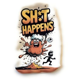 Stuff Happens Stoma Bag Pouch | Humorous Ostomy Cover for Colostomy, Ileostomy & Urostomy | Soft & Stretchy for Comfort, Discretion & Style