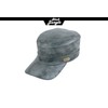 Black Jungle Castro Army Leather Cap Military Cap Biker Cap