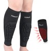 HOBRAVE Padded Calf Sleeve Shin Supports for Sports Pair