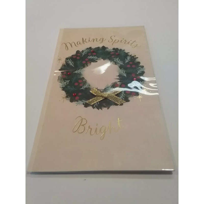 American Greetings Making Spirits Bright ~ Christmas Money Card Holder